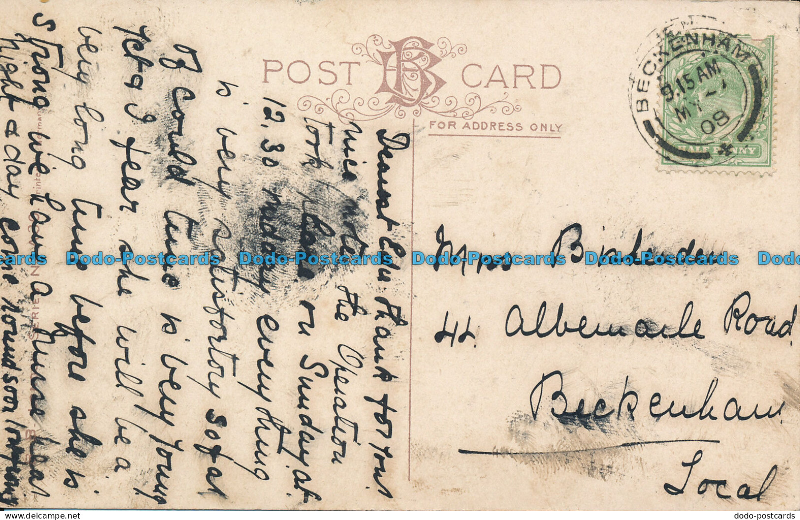 R086300 Pass Of Brander. Loch Awe. B. B. London. 1908 - Other & Unclassified