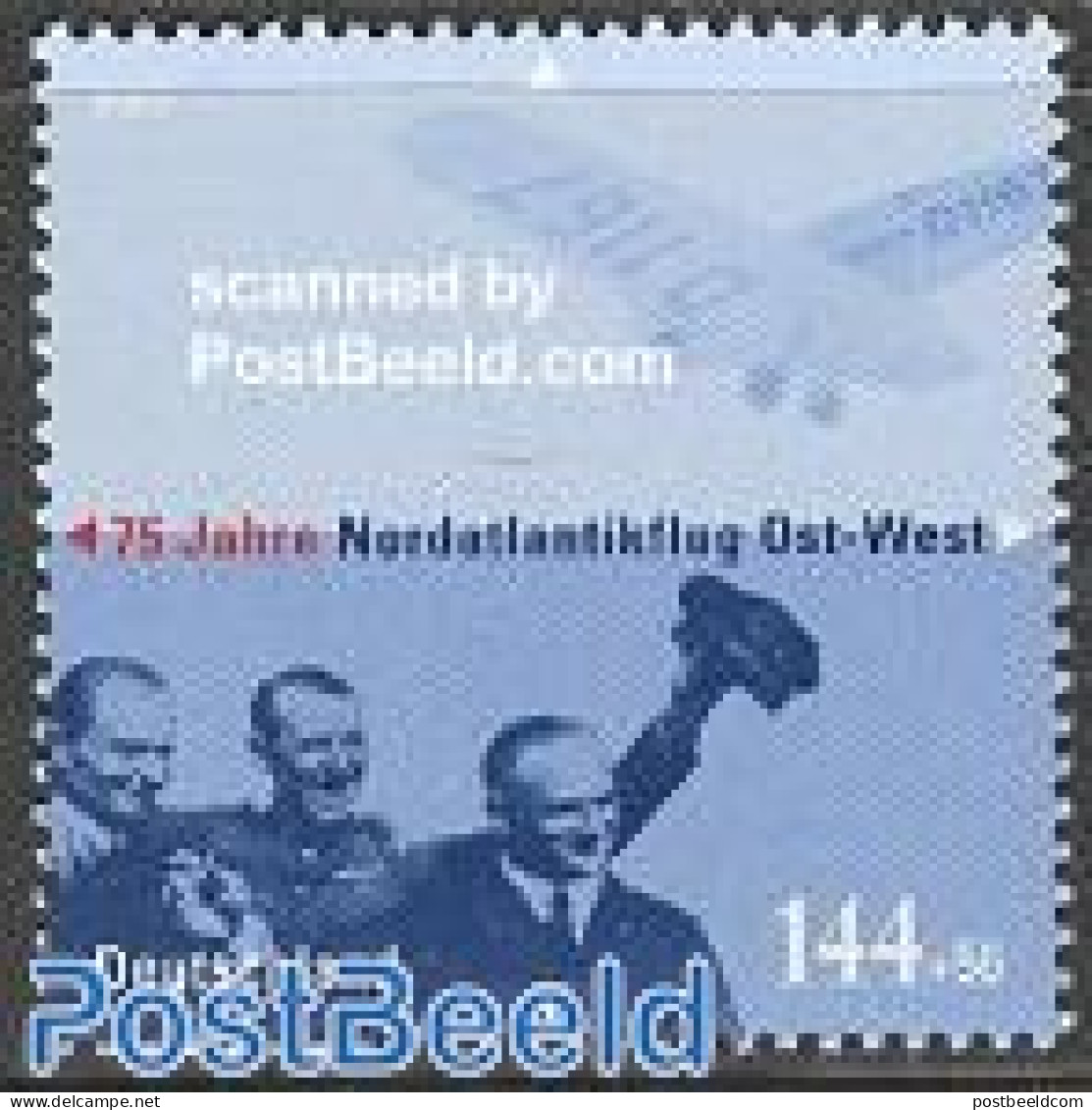 Germany, Federal Republic 2003 Trans Atlantic Flight 1v, Mint NH, Transport - Aircraft & Aviation - Unused Stamps
