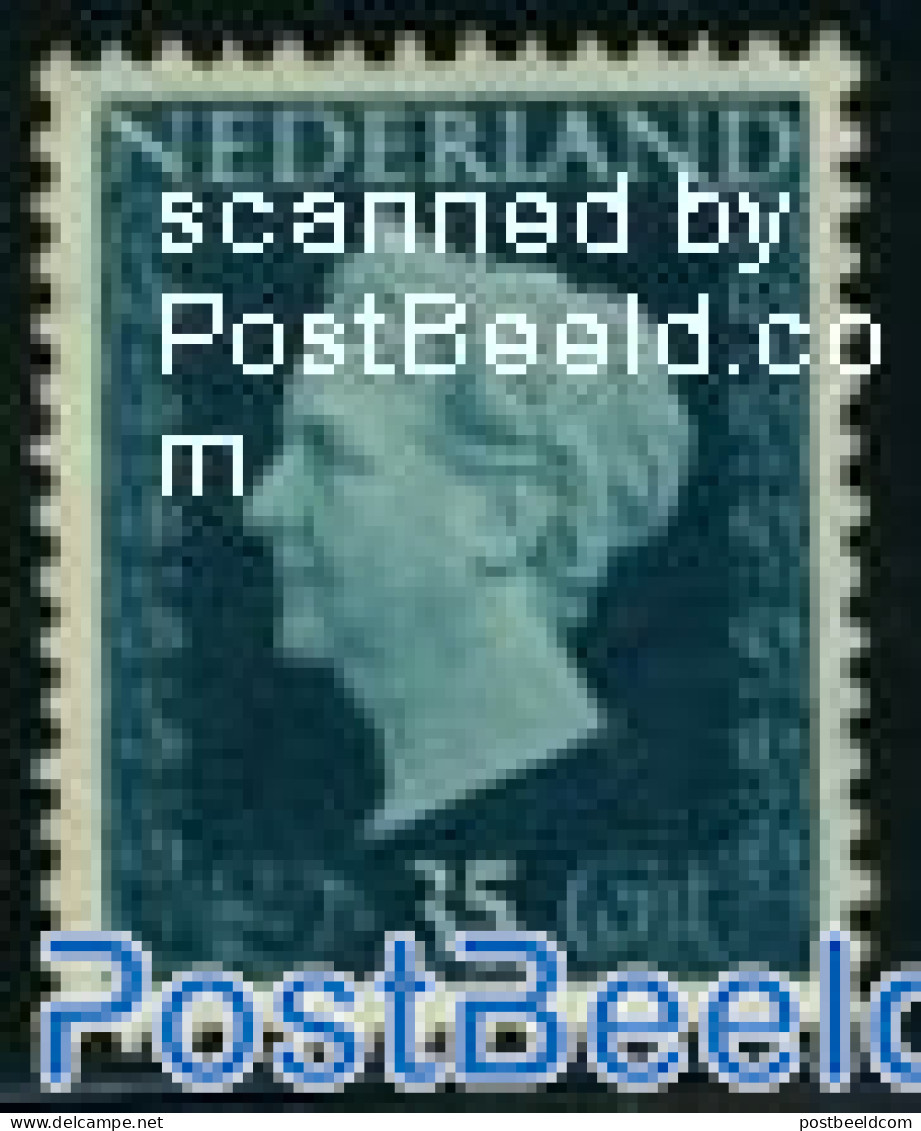 Netherlands 1947 35c Bluegreen, Stamp Out Of Set, Unused (hinged) - Neufs