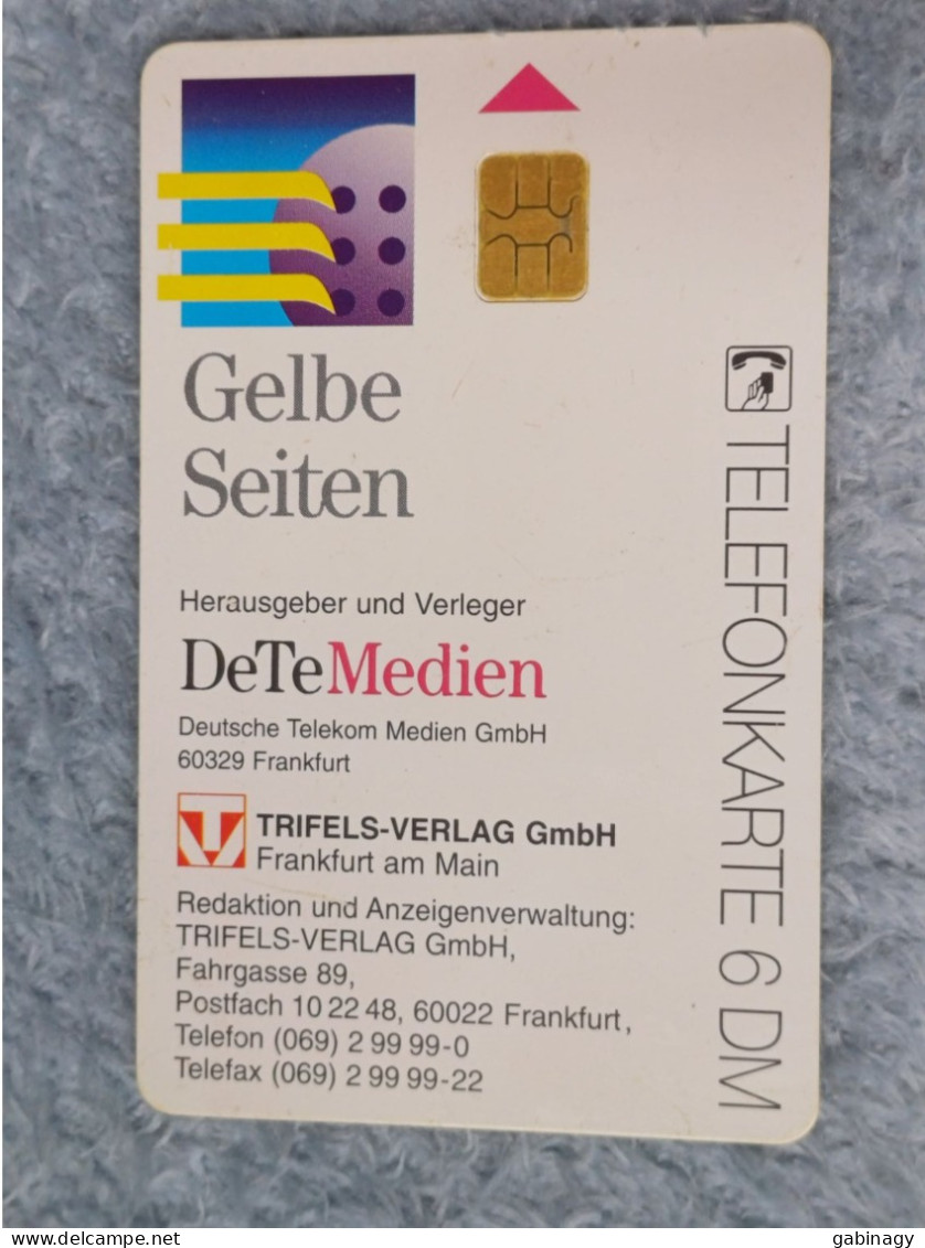 GERMANY-1100 - O 0354 - Trifels-Verlag - Gelbe Seitent - 5.000ex. - O-Serie : Serie Clienti Esclusi Dal Servizio Delle Collezioni