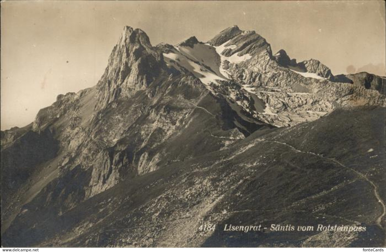 11353979 Gais AR Lisengrat Saentis Vom Rotsteinpass Appenzeller Alpen Gais - Andere & Zonder Classificatie