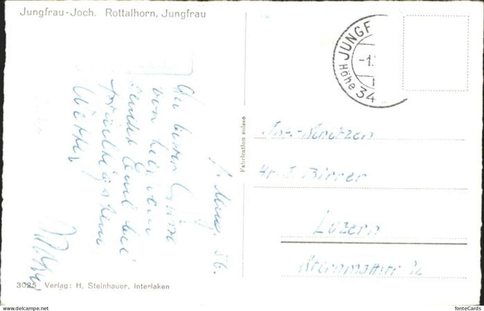 11353975 Jungfraujoch Rottalhorn Jungfrau Berner Alpen Jungfraujoch - Andere & Zonder Classificatie