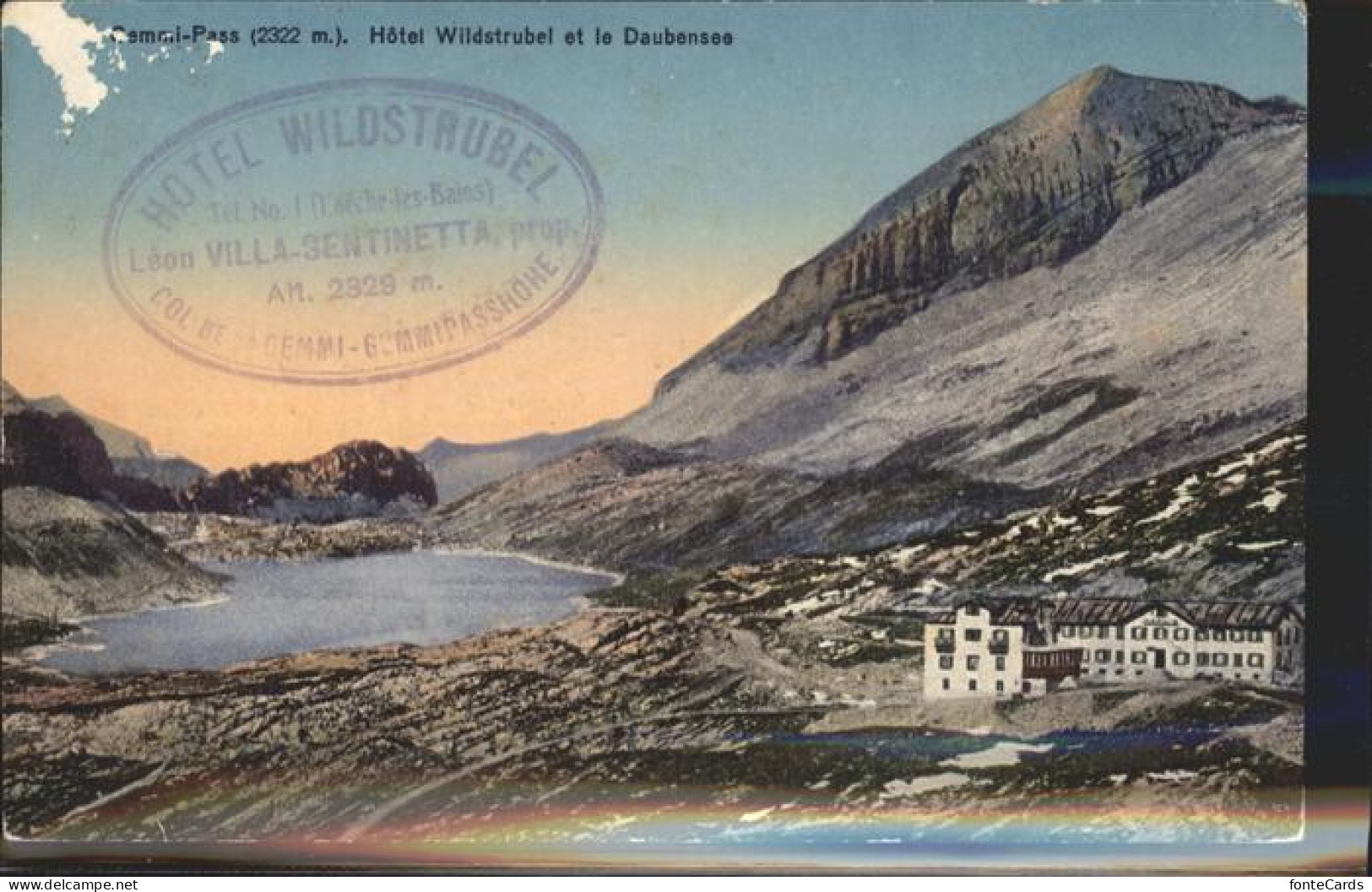 11353973 Gemmipass Wallis Hotel Wildstrubel Daubensee Gemmipass  Wallis - Other & Unclassified