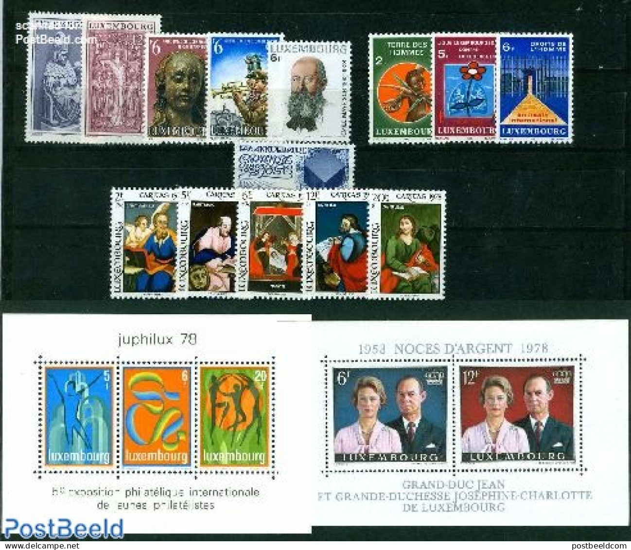 Luxemburg 1978 Yearset 1978, Complete, 14v +, Mint NH, Various - Yearsets (by Country) - Nuevos