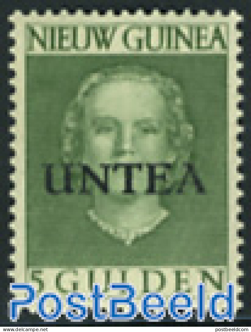 Dutch New Guinea 1962 5g UNTEA, Local Print, Stamp Out Of Set, Mint NH - Otros & Sin Clasificación