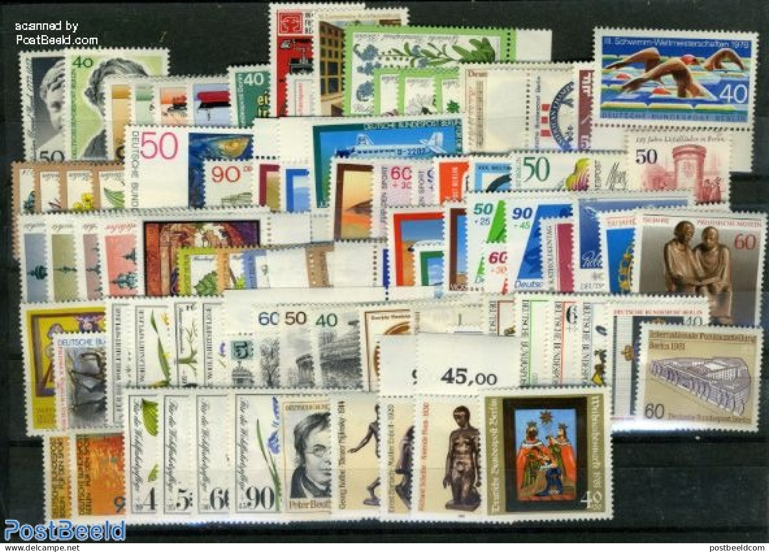 Germany, Berlin 1977 Collection Berlin MNH 1977-1981, Michel 103.80 Eur, Mint NH - Unused Stamps