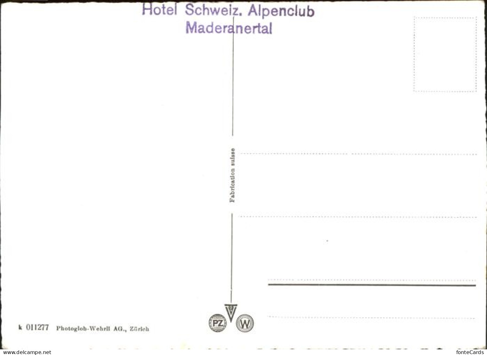 11353943 Maderanertal Kurhaus Brunnen Wasserfall Maderanertal - Sonstige & Ohne Zuordnung