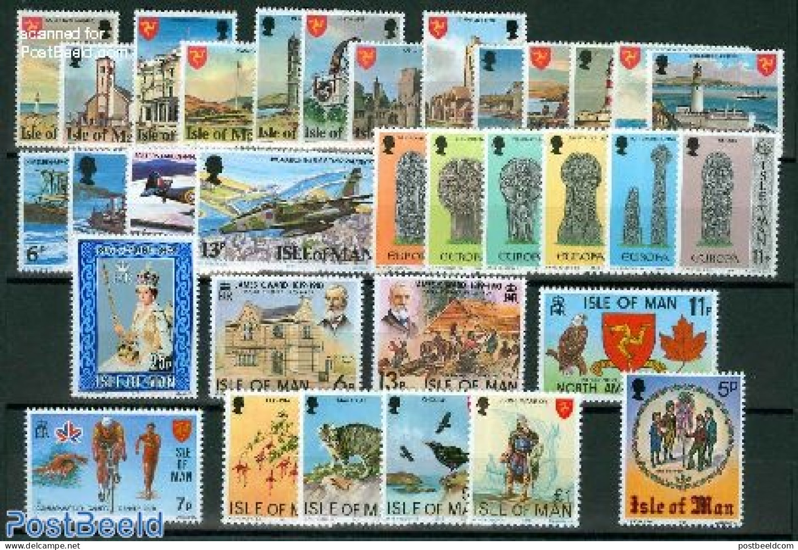 Isle Of Man 1978 Yearset 1978, Complete, 33v, Mint NH, Various - Yearsets (by Country) - Unclassified