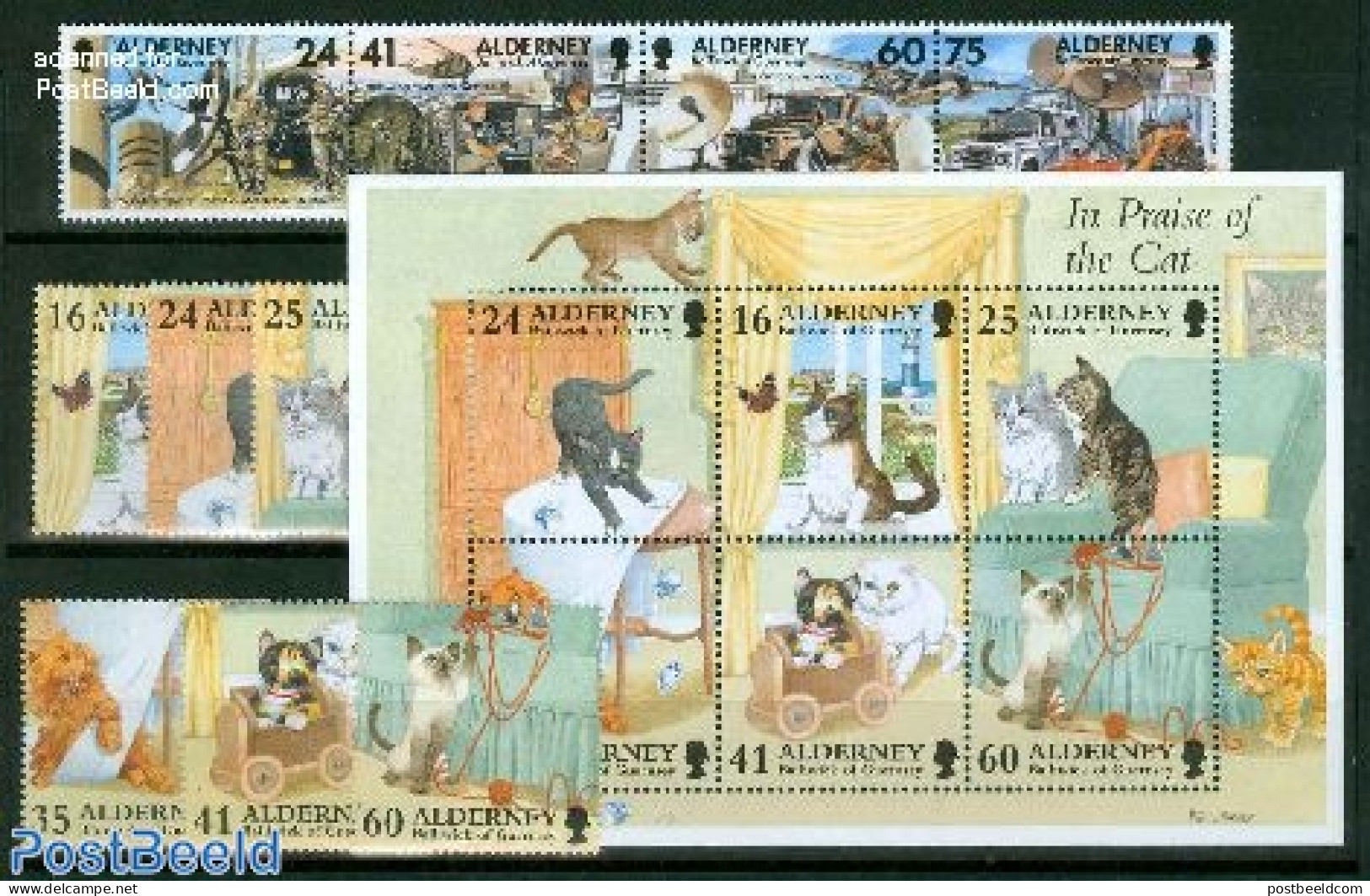 Alderney 1996 Yearset 1996, Complete, 10v + 1s/s, Mint NH, Various - Yearsets (by Country) - Unclassified