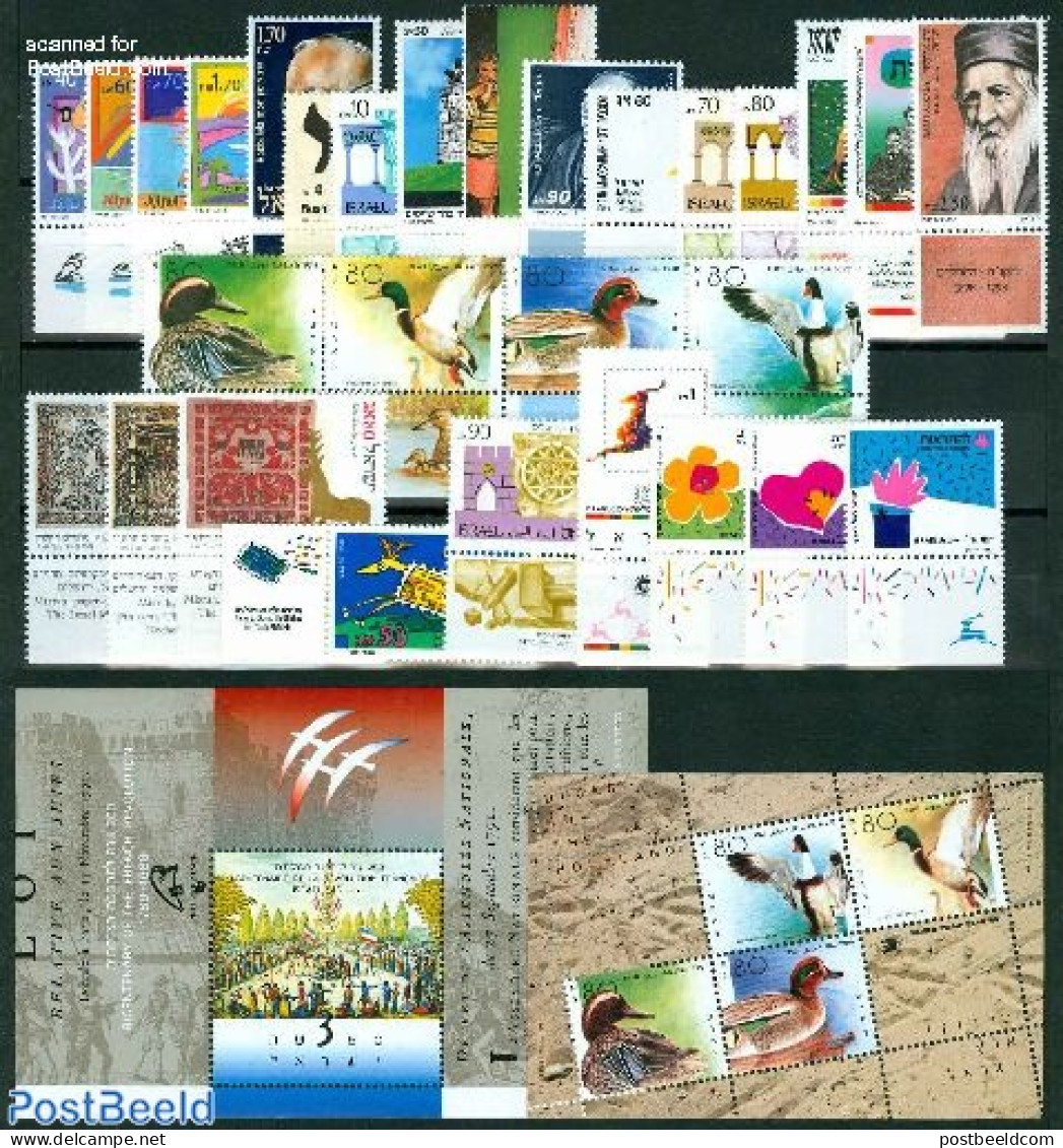 Israel 1989 Yearset 1989, Complete, 29v, Mint NH, Various - Yearsets (by Country) - Unused Stamps (with Tabs)