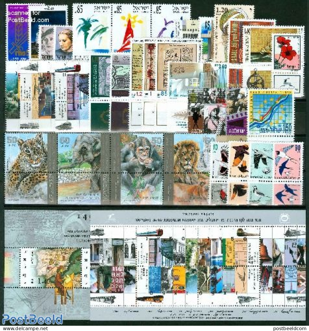 Israel 1992 Yearset 1992, Complete, 35v, Mint NH, Various - Yearsets (by Country) - Unused Stamps (with Tabs)