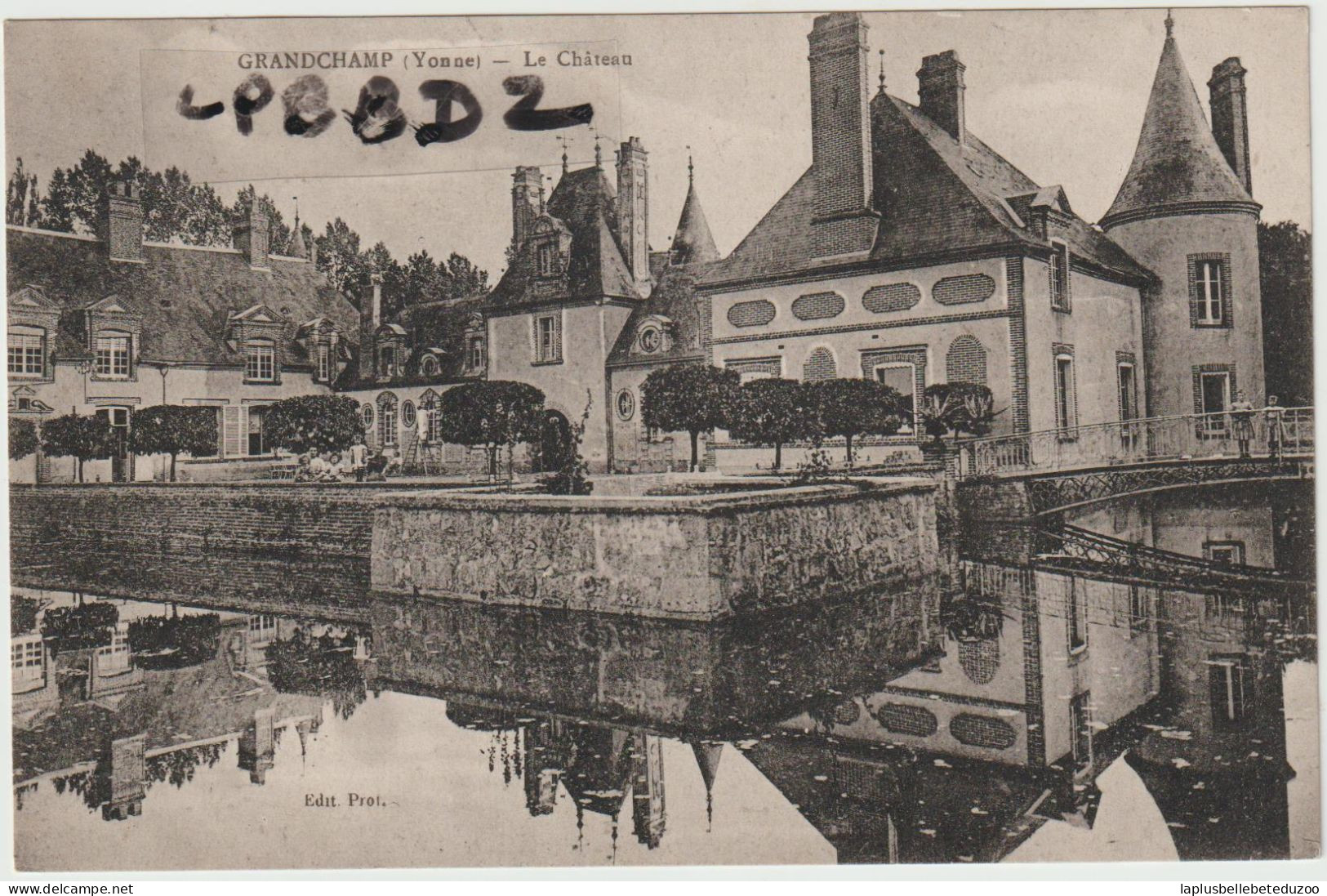 CPA - 89 - GRANDCHAMP - Le Château - 1919 - Andere & Zonder Classificatie