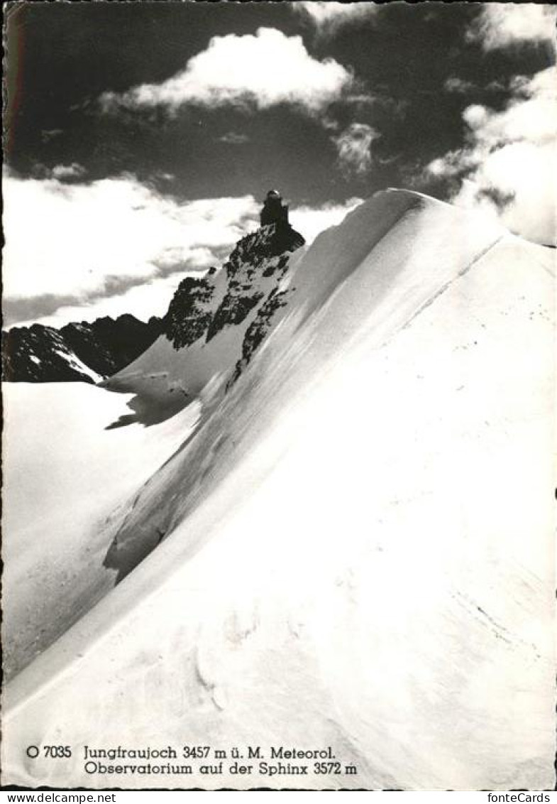 11353920 Jungfraujoch Meteorologisches Observatorium Auf Der Sphinx Jungfraujoch - Andere & Zonder Classificatie