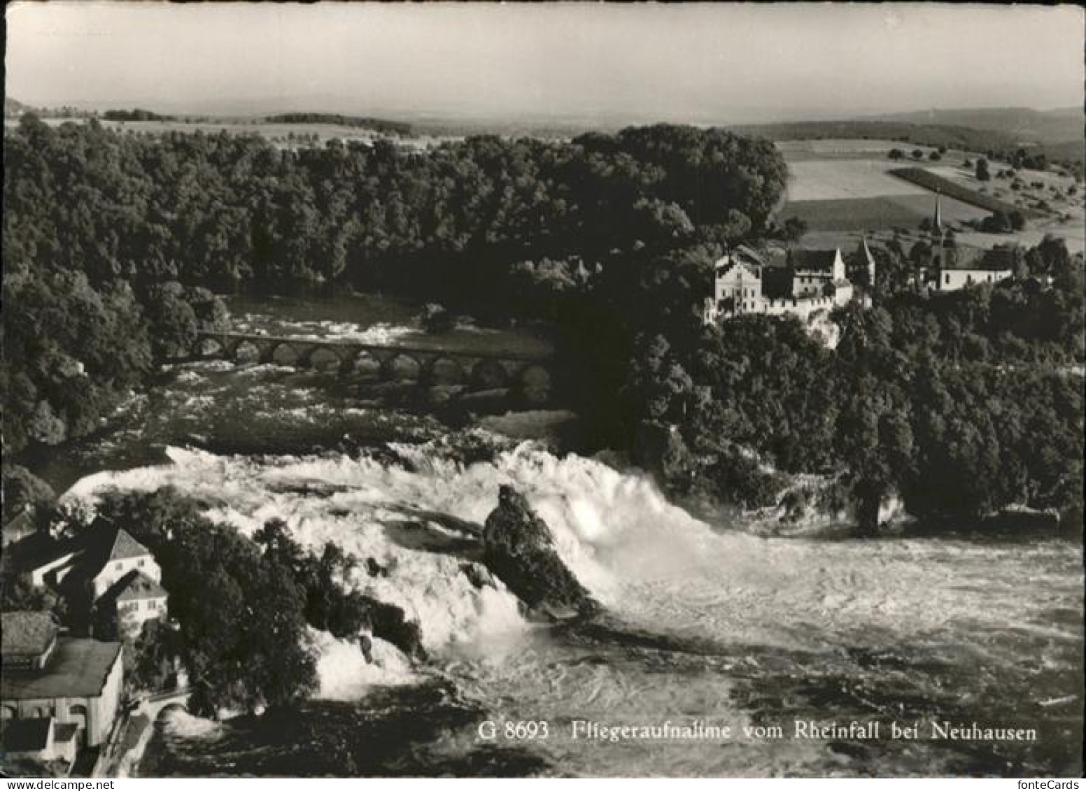 11353914 Neuhausen SH Rheinfall Fliegeraufnahme Neuhausen - Sonstige & Ohne Zuordnung