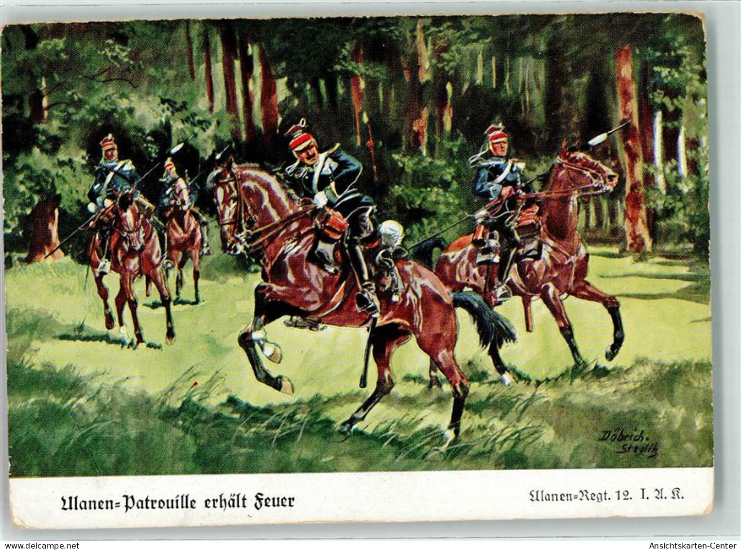 13927008 - Ulanen Regiment 12 I AK - Doebrich-Steglitz