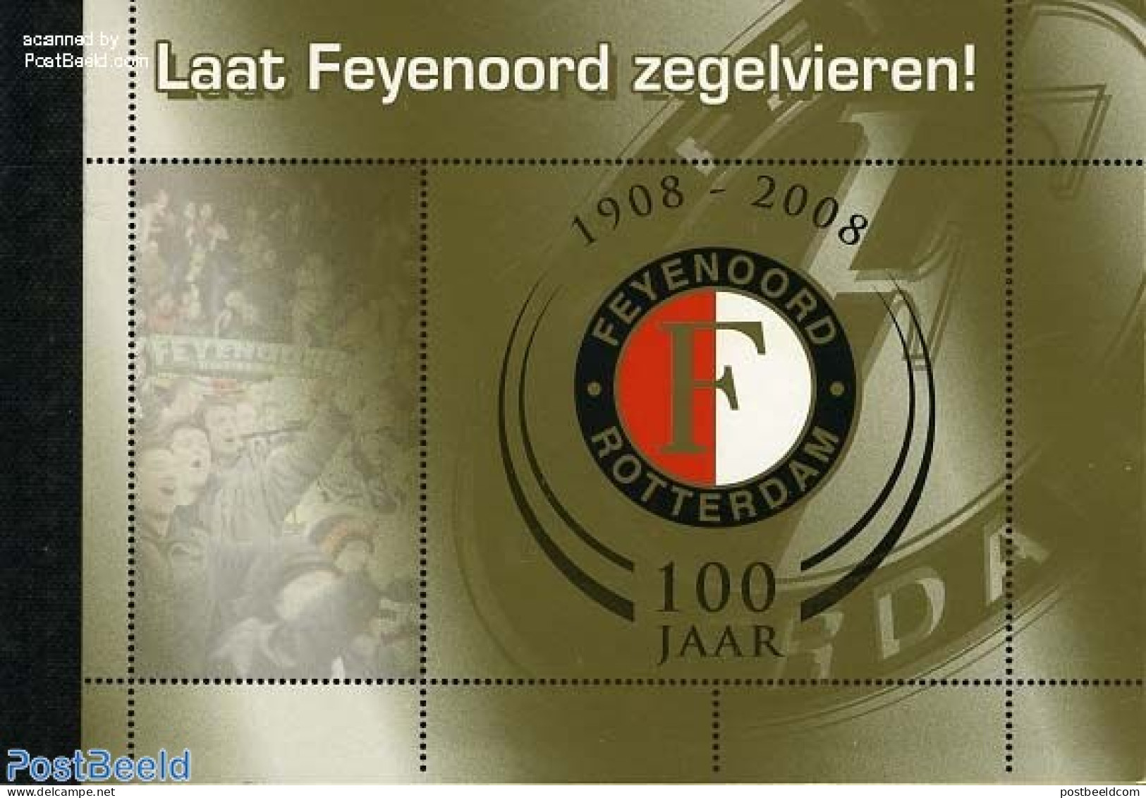 Netherlands - Personal Stamps TNT/PNL 2008 Laat Feyenoord Zegelvieren (2) Prestige Booklet, Mint NH, Sport - Football .. - Non Classés