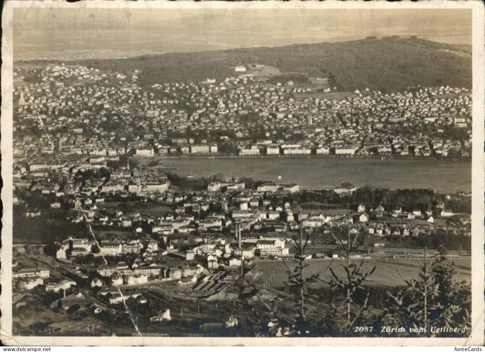 11353907 Zuerich Blick Vom Uetliberg Zuerichsee Zuerich - Otros & Sin Clasificación