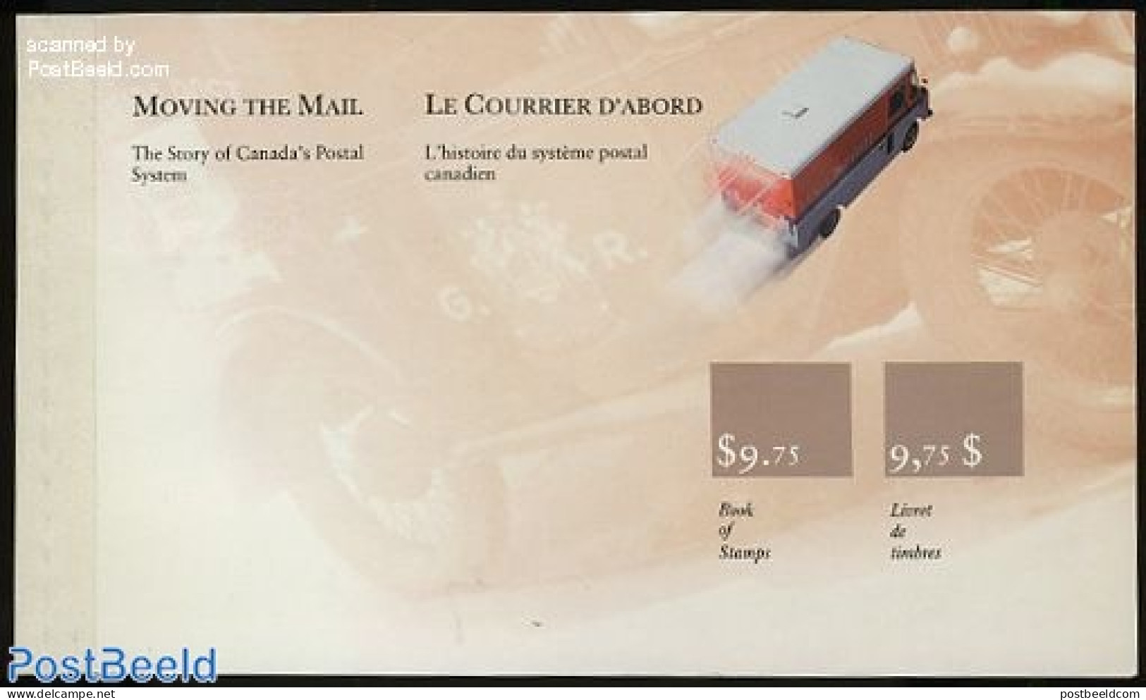 Canada 1990 Canadian Post Booklet, Mint NH, Transport - Post - Stamp Booklets - Automobiles - Unused Stamps