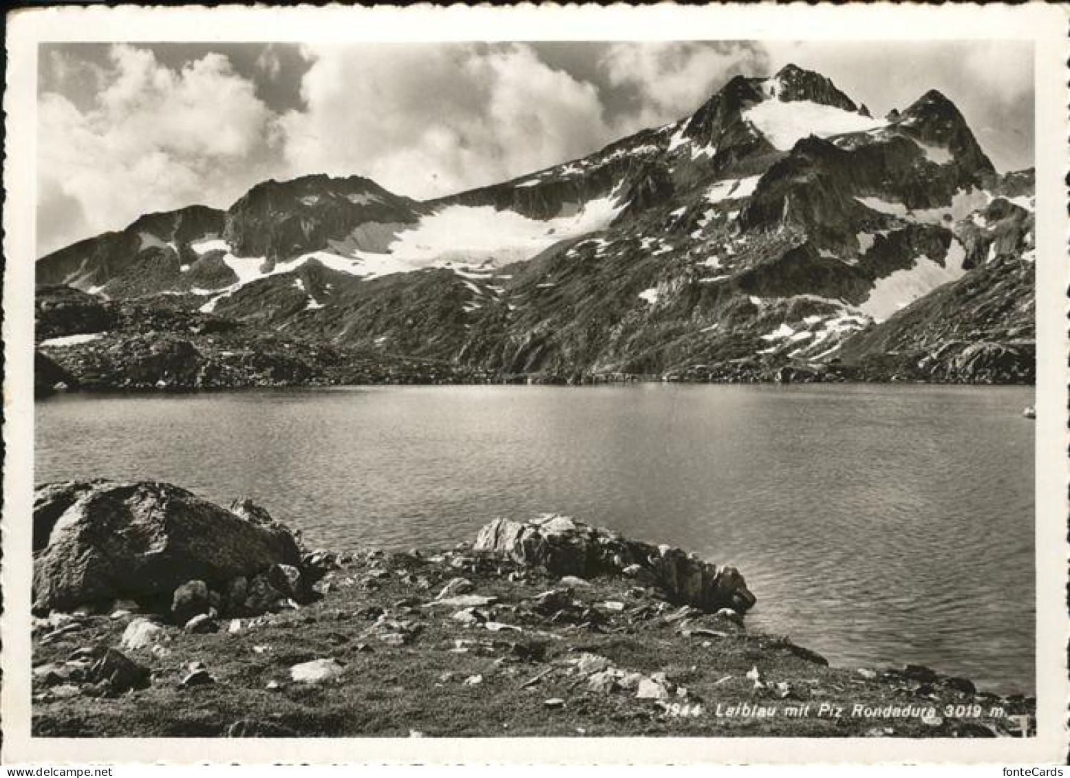 11353896 Medel Lucmagn Am Luckmanierpass Laiblau See Mit Piz Rondadura Feldpost  - Sonstige & Ohne Zuordnung