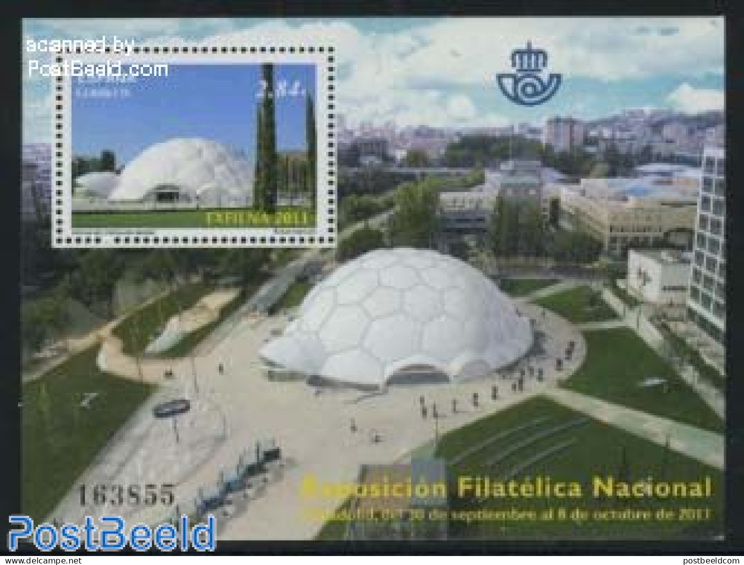 Spain 2011 Exfilna 2011, Valladolid S/s, Mint NH, Philately - Art - Modern Architecture - Ungebraucht