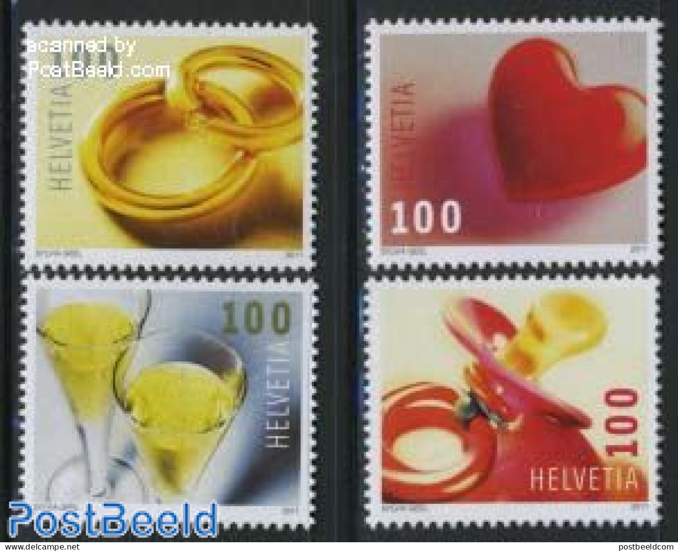 Switzerland 2011 Greeting & Wishing Stamps 4v S-a, Mint NH, Various - Greetings & Wishing Stamps - Nuovi