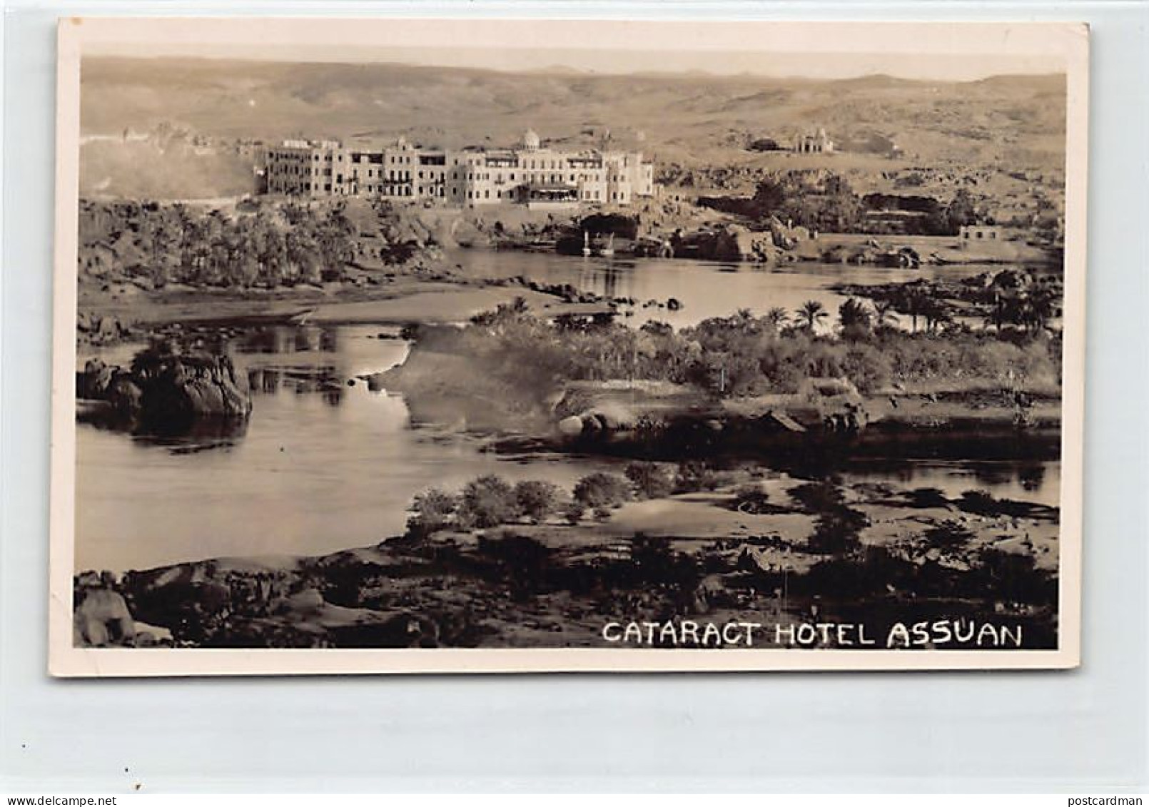 Egypt - ASWAN - Cataract Hotel - REAL PHOTO - Publ. Unknown  - Assuan