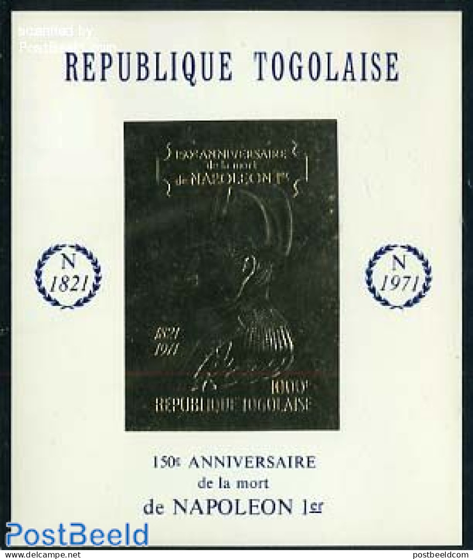 Togo 1971 Napoleon S/s, Gold, Mint NH, History - History - Napoleon - Napoleon
