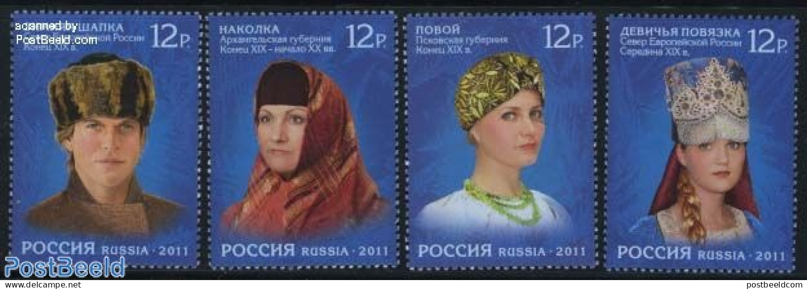 Russia 2011 Costumes 4v, Mint NH, Various - Costumes - Kostums