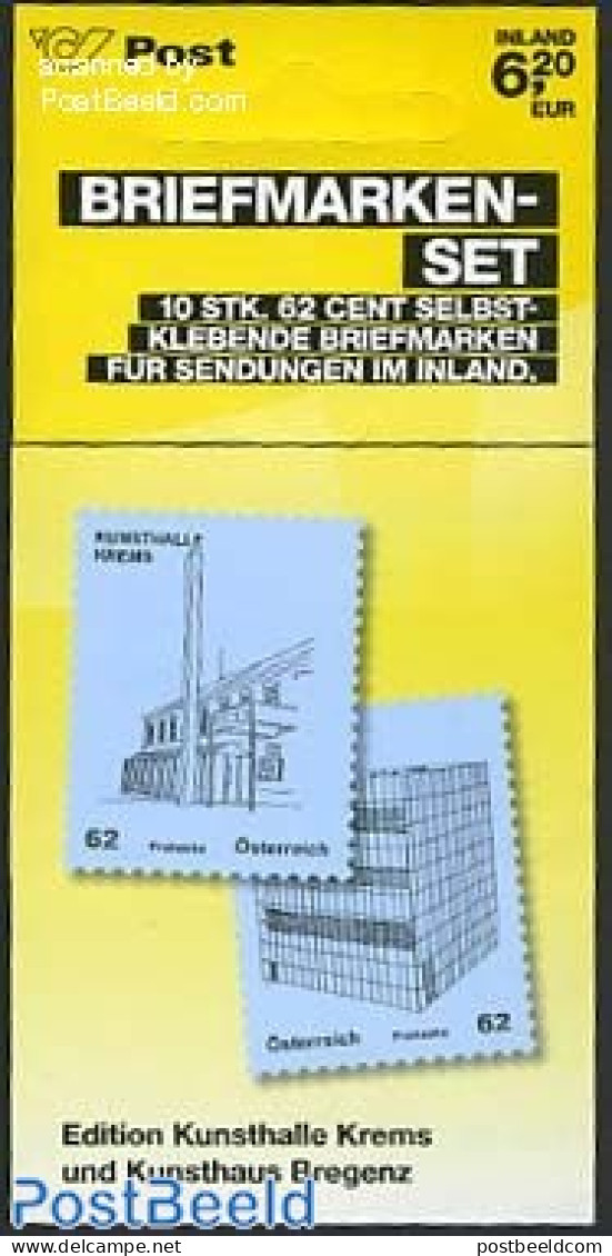 Austria 2011 Architecture Booklet S-a, Mint NH, Stamp Booklets - Modern Architecture - Unused Stamps