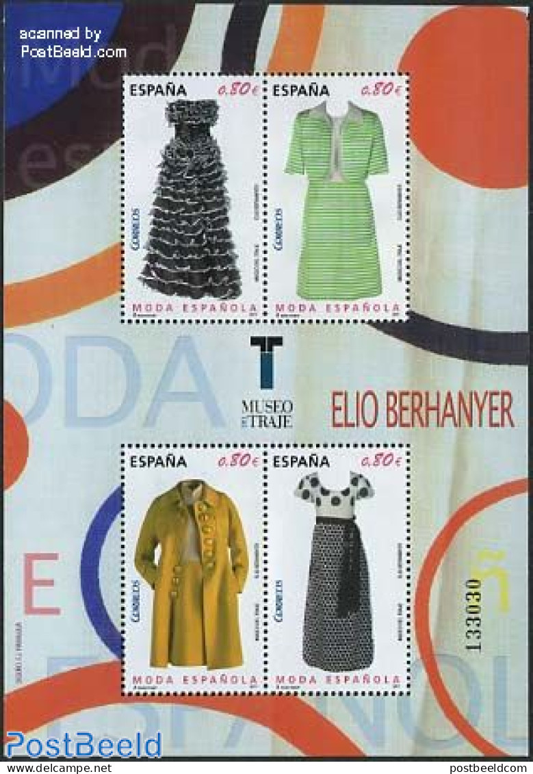 Spain 2011 Fashion 4v M/s, Mint NH, Art - Fashion - Unused Stamps