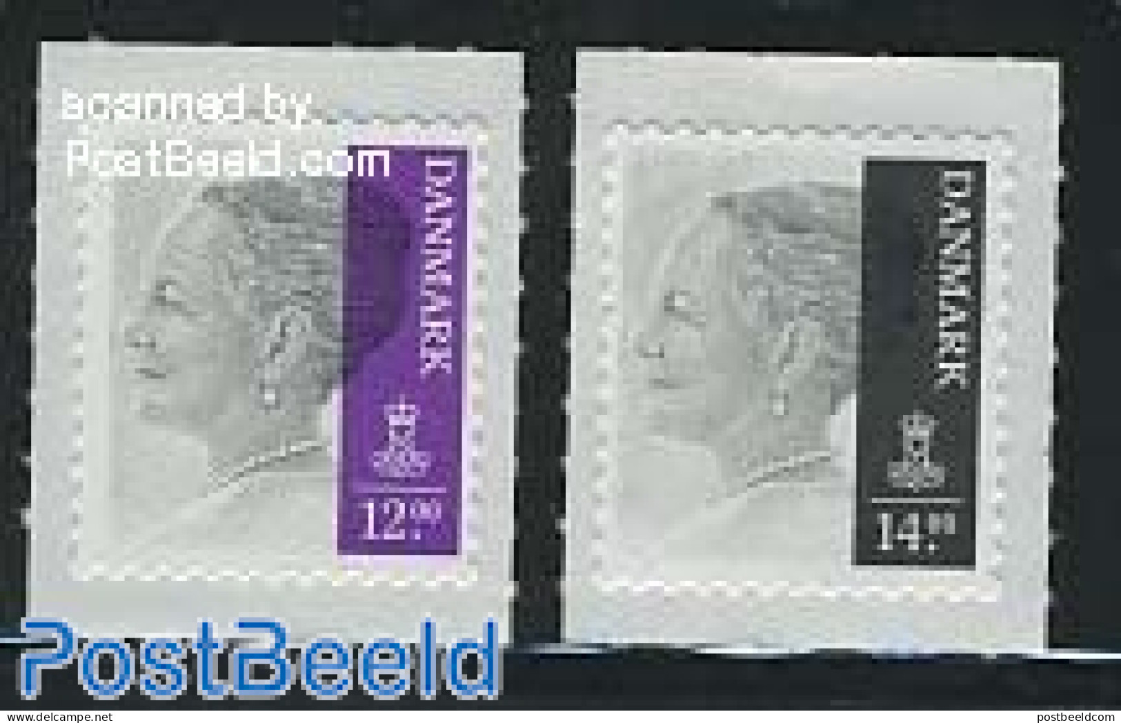 Denmark 2012 Definitives 2v S-a, Mint NH - Unused Stamps