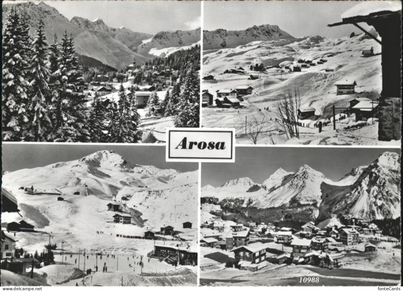 11353864 Arosa GR Teilansichten Wintersportparadies Arosa - Altri & Non Classificati