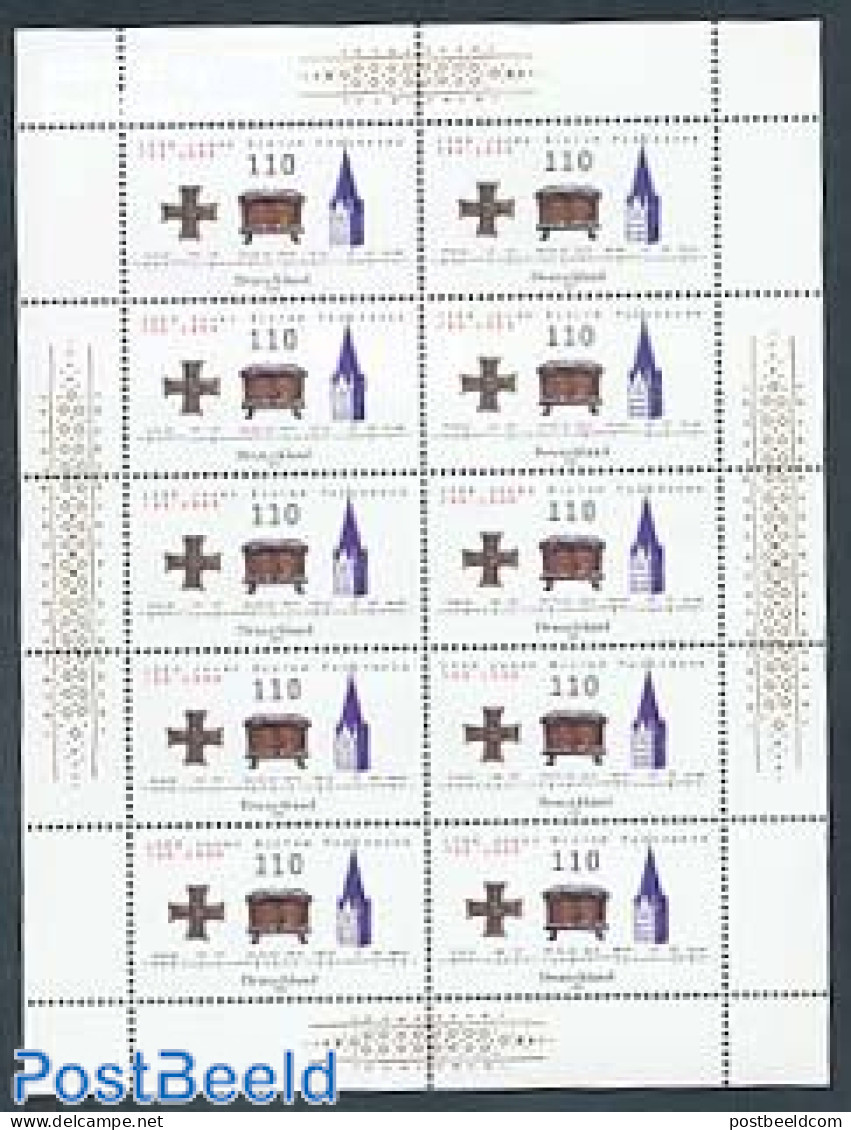 Germany, Federal Republic 1999 1200 Years Bisdom Paderborn M/s, Mint NH, Religion - Religion - Unused Stamps