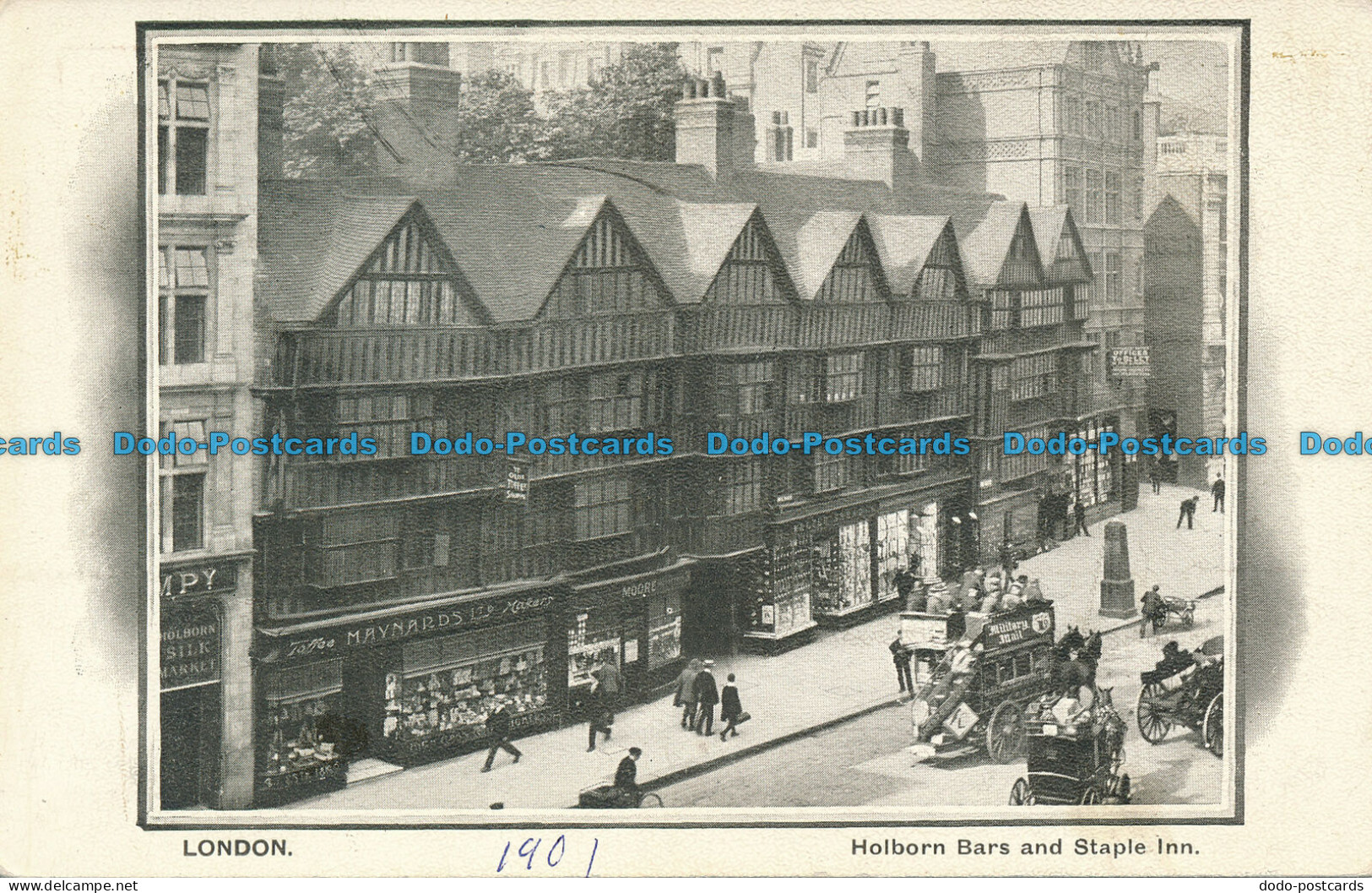 R087489 London. Holborn Bars And Staple Inn. Gale And Polden - Autres & Non Classés