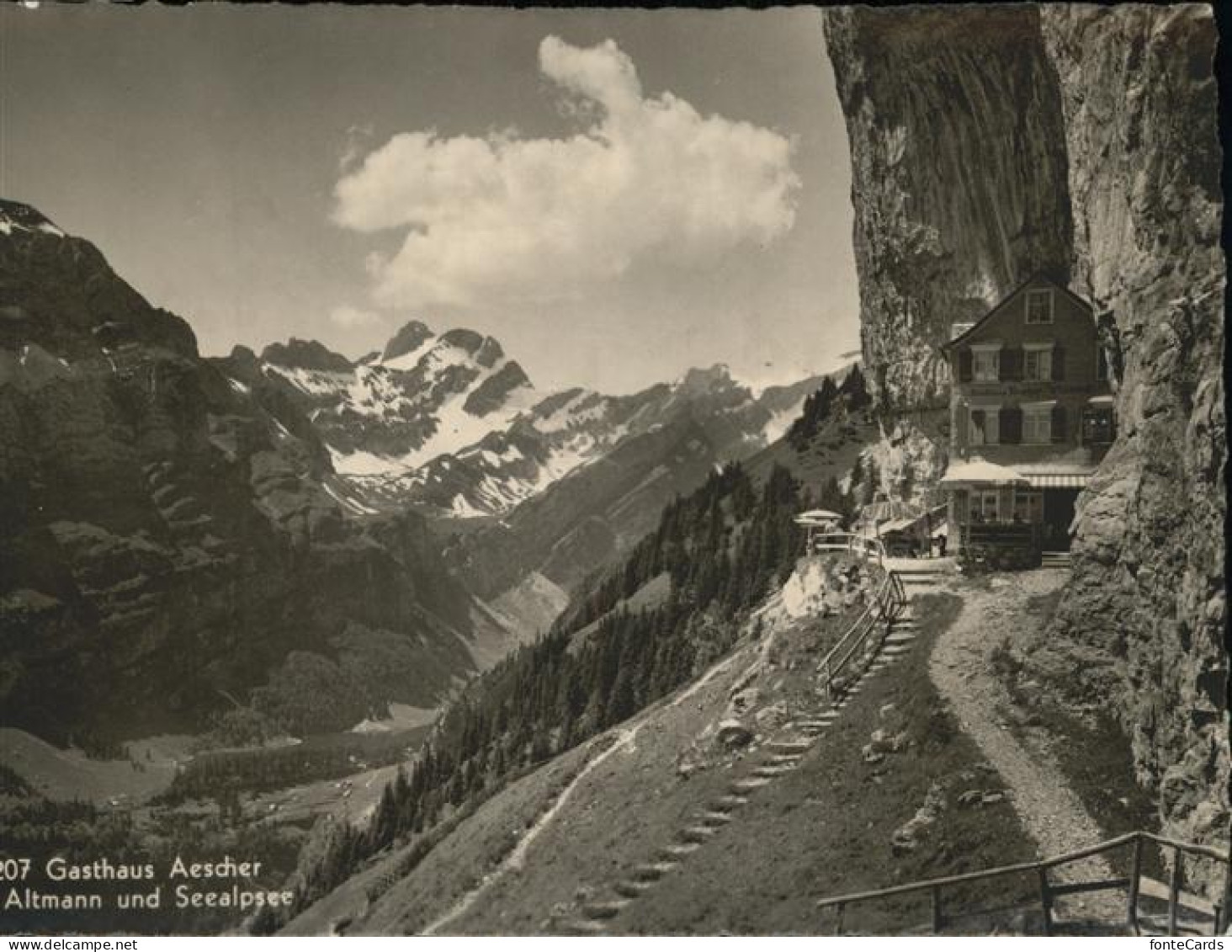 11353837 Ebenalp Gasthaus Aescher Altmann Und Seealpsee Appenzeller Alpen Ebenal - Andere & Zonder Classificatie