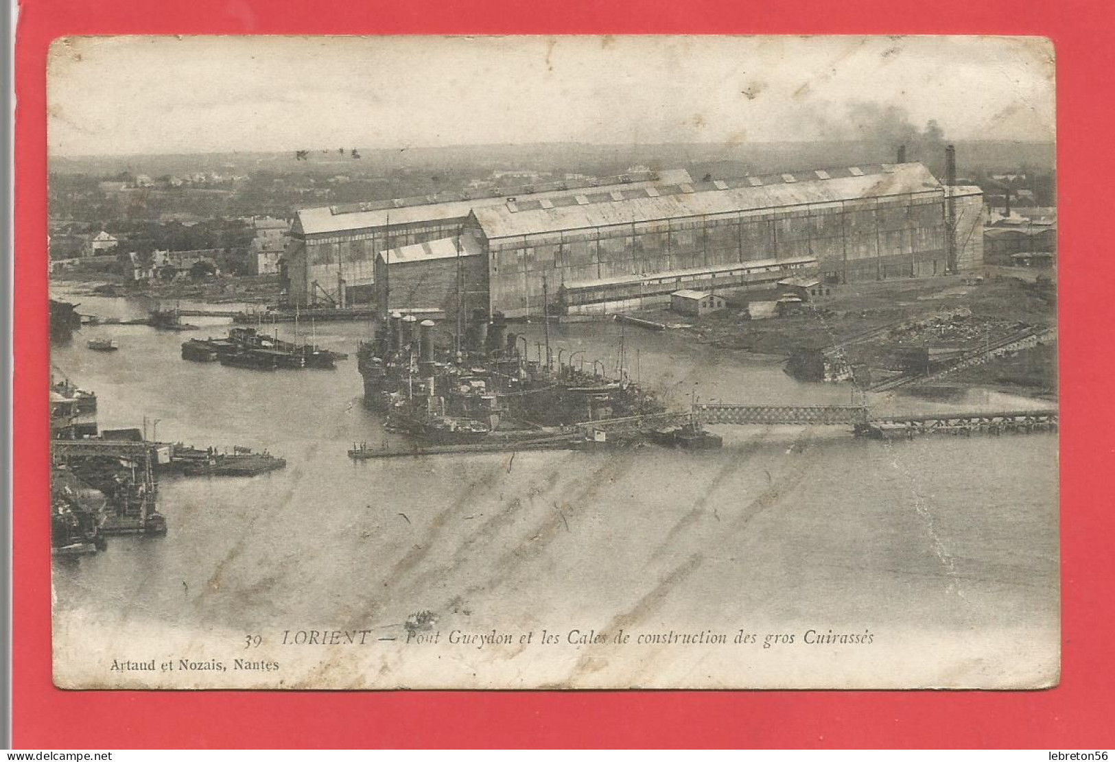 C.P.A. ( 56 ) « LORIENT » Pont Gueydon Et Les Cales De Construction  - Jolie Vue Générale  X2phots - Lorient