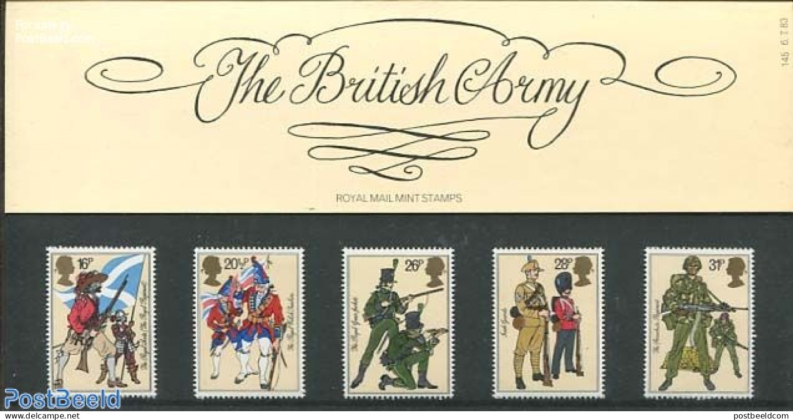 Great Britain 1983 Uniforms, Presentation Pack 145, Mint NH, Various - Uniforms - Nuovi