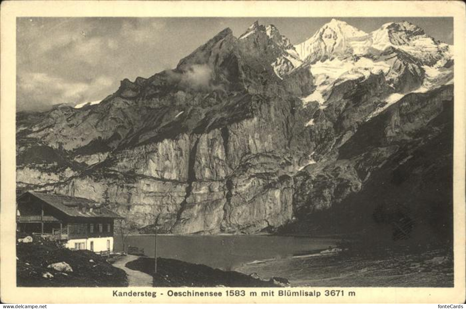 11353783 Kandersteg BE Oeschinensee Mit Bluemlisalp Kandersteg - Andere & Zonder Classificatie