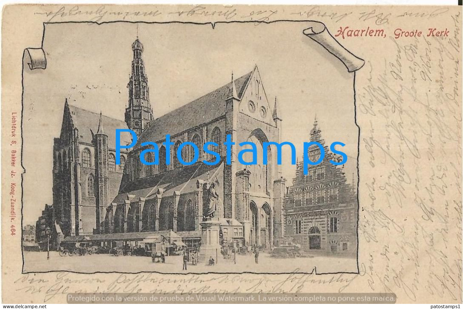 228774 NETHERLANDS HAARLEM HOLLAND THE CATHEDRAL POSTAL POSTCARD - Other & Unclassified