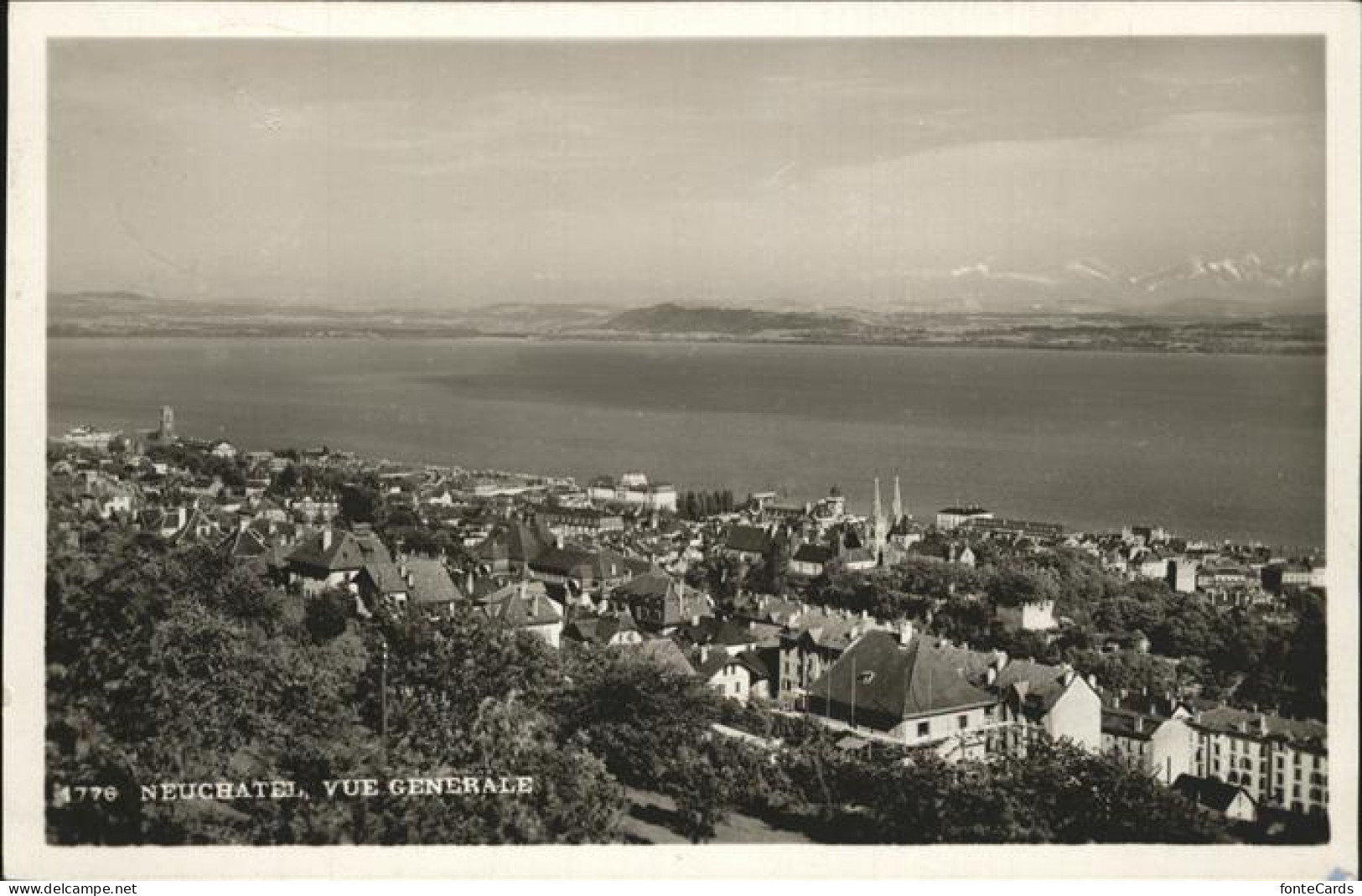 11353782 Neuchatel NE Vue Generale Lac Neuchatel - Altri & Non Classificati