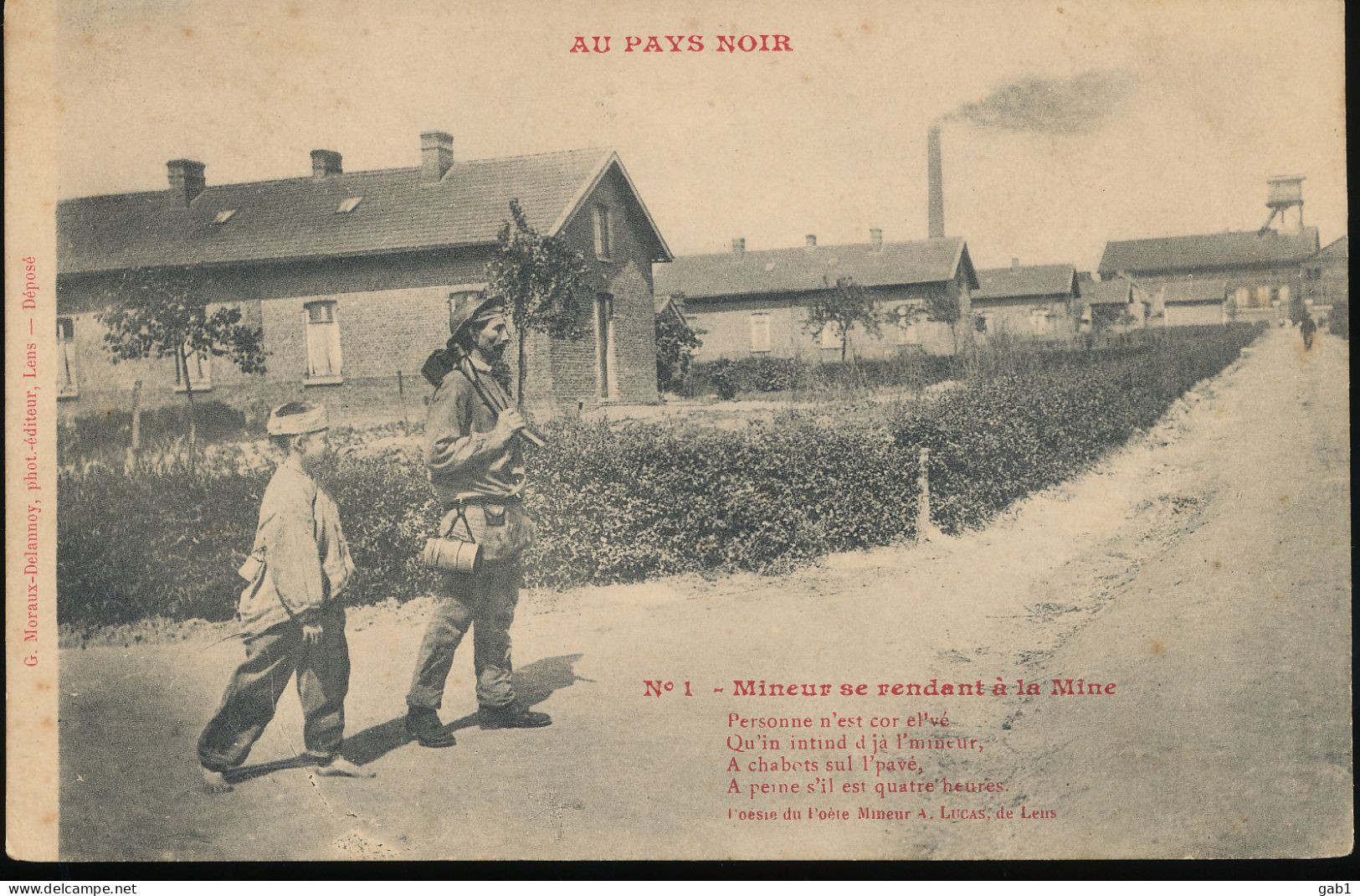 62 --- Au Pays Noir --- Mineur Se Rendant A La Mine - Other & Unclassified