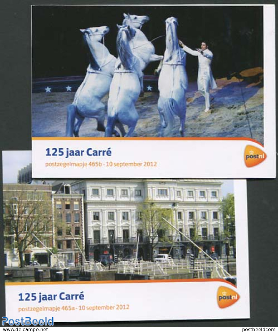 Netherlands 2012 125 Years Carre, Presentation Pack 465a+b, Mint NH, Nature - Performance Art - Sport - Elephants - Ho.. - Nuovi