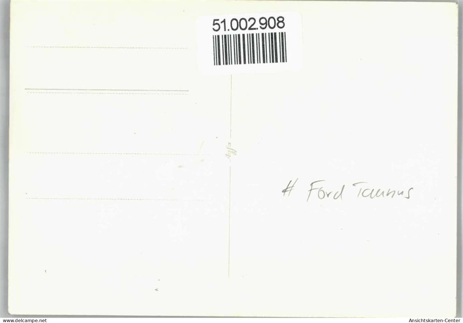 51002908 - Ford Taunus - Altri & Non Classificati