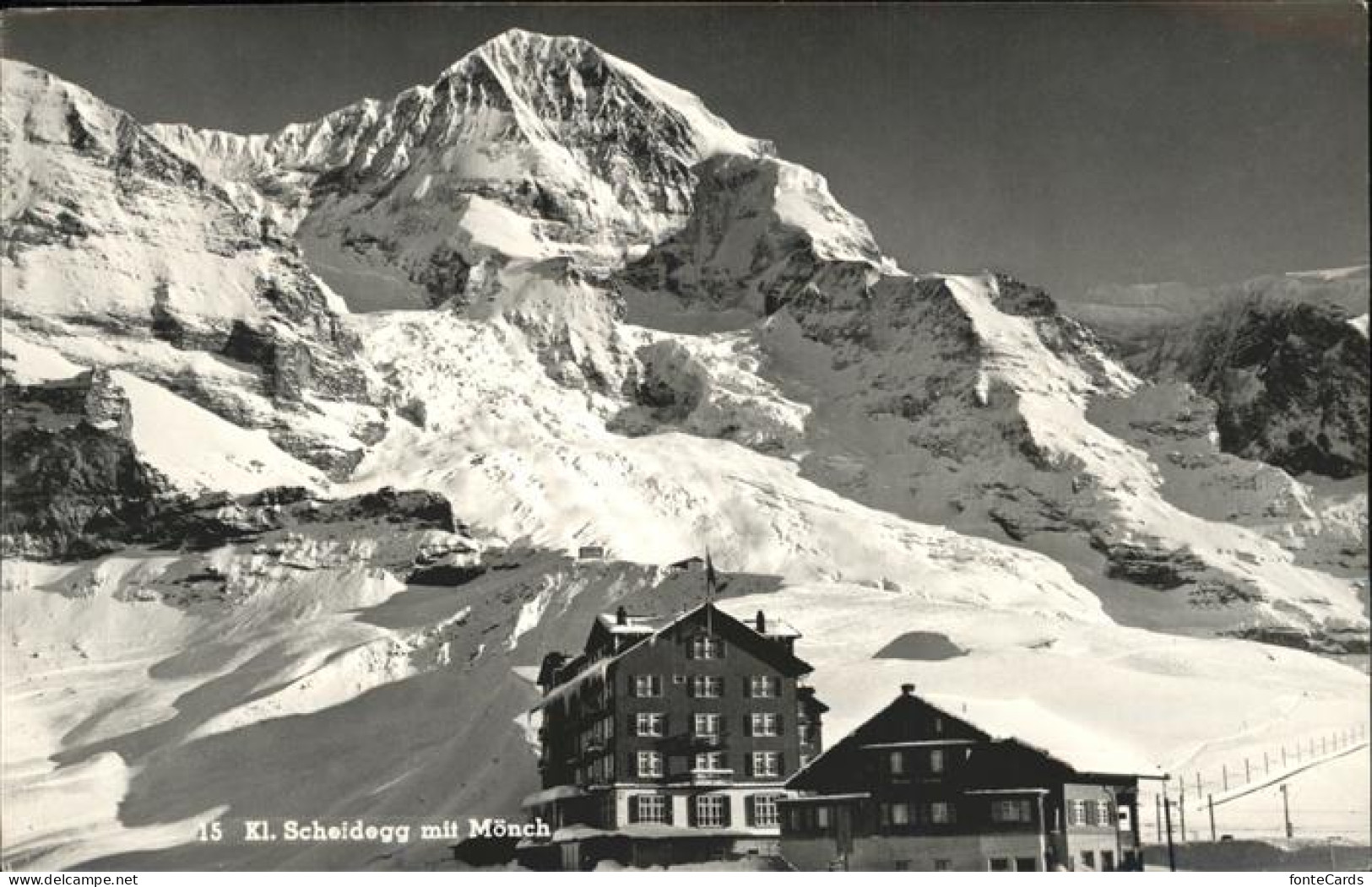 11353766 Grindelwald Kleine Scheidegg Blick Zum Moench Berner Alpen Grindelwald - Sonstige & Ohne Zuordnung
