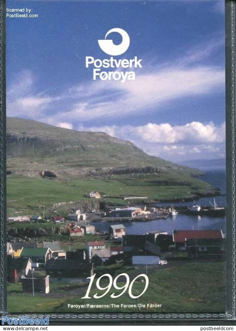 Faroe Islands 1990 Official Yearset 1990, Mint NH, Various - Yearsets (by Country) - Ohne Zuordnung