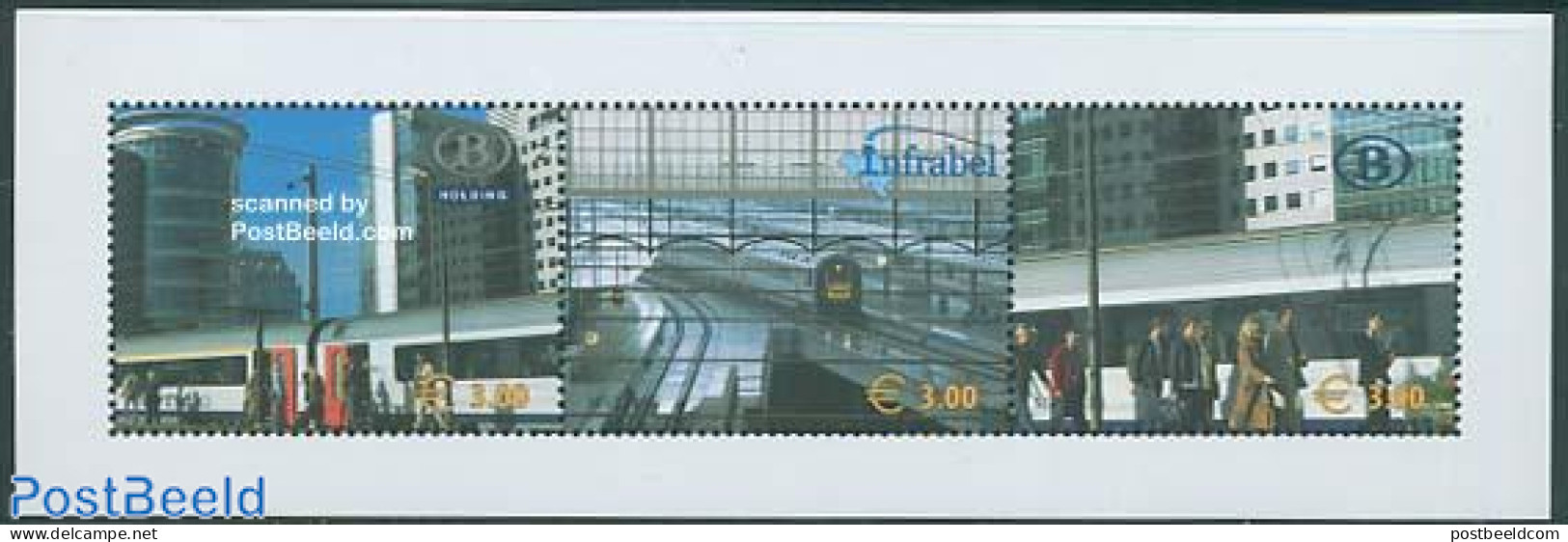 Belgium 2005 Railway Stamps S/s, Mint NH, Transport - Railways - Neufs