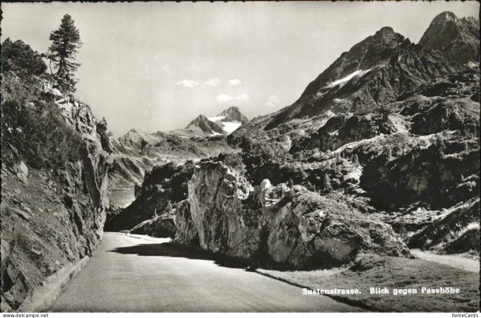 11353758 Goeschenen Sustenstrasse Blick Gegen Passhoehe Goeschenen - Sonstige & Ohne Zuordnung