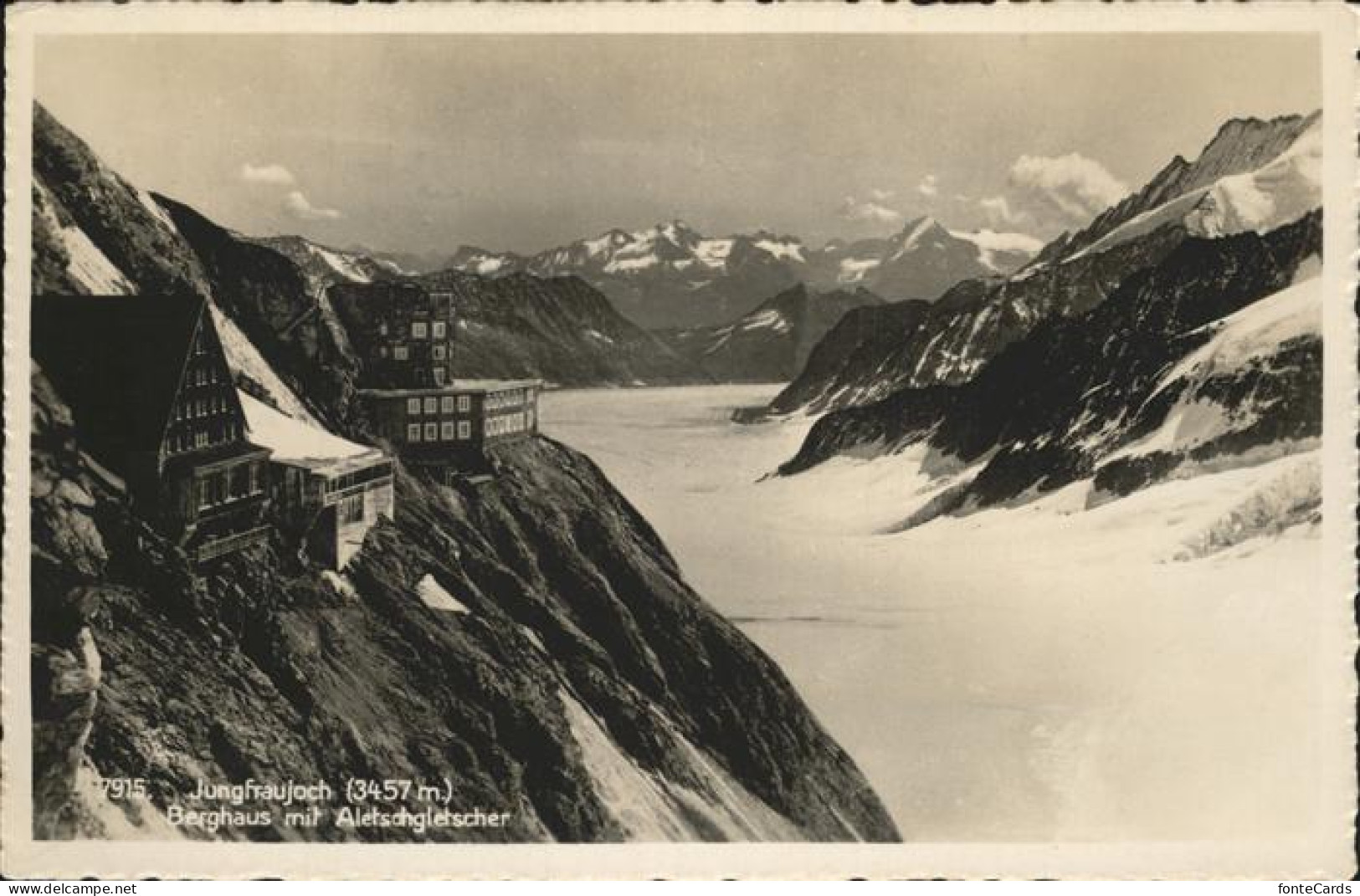 11353742 Jungfraujoch Berghaus Mit Aletschgletscher Jungfraujoch - Sonstige & Ohne Zuordnung