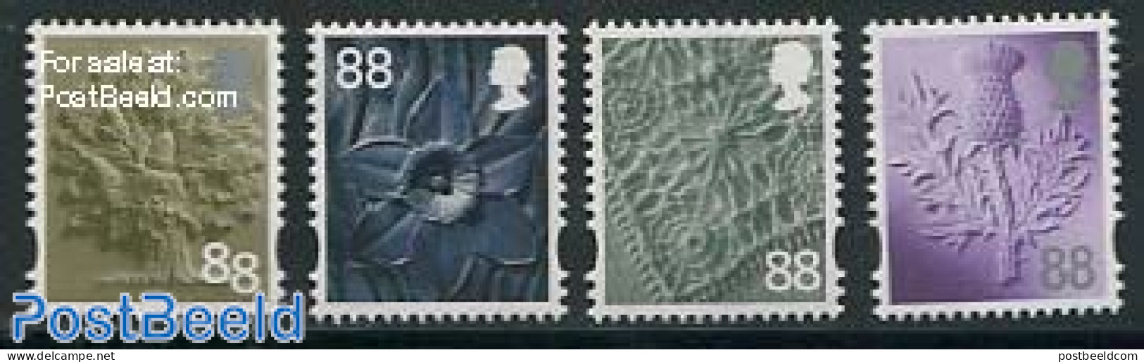 Great Britain 2013 Regional Definitives 4v, Mint NH - Ungebraucht