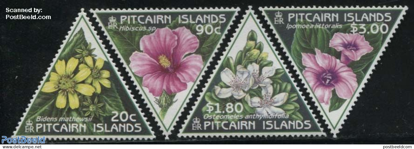 Pitcairn Islands 1998 Plants 4v, Mint NH, Nature - Flowers & Plants - Andere & Zonder Classificatie